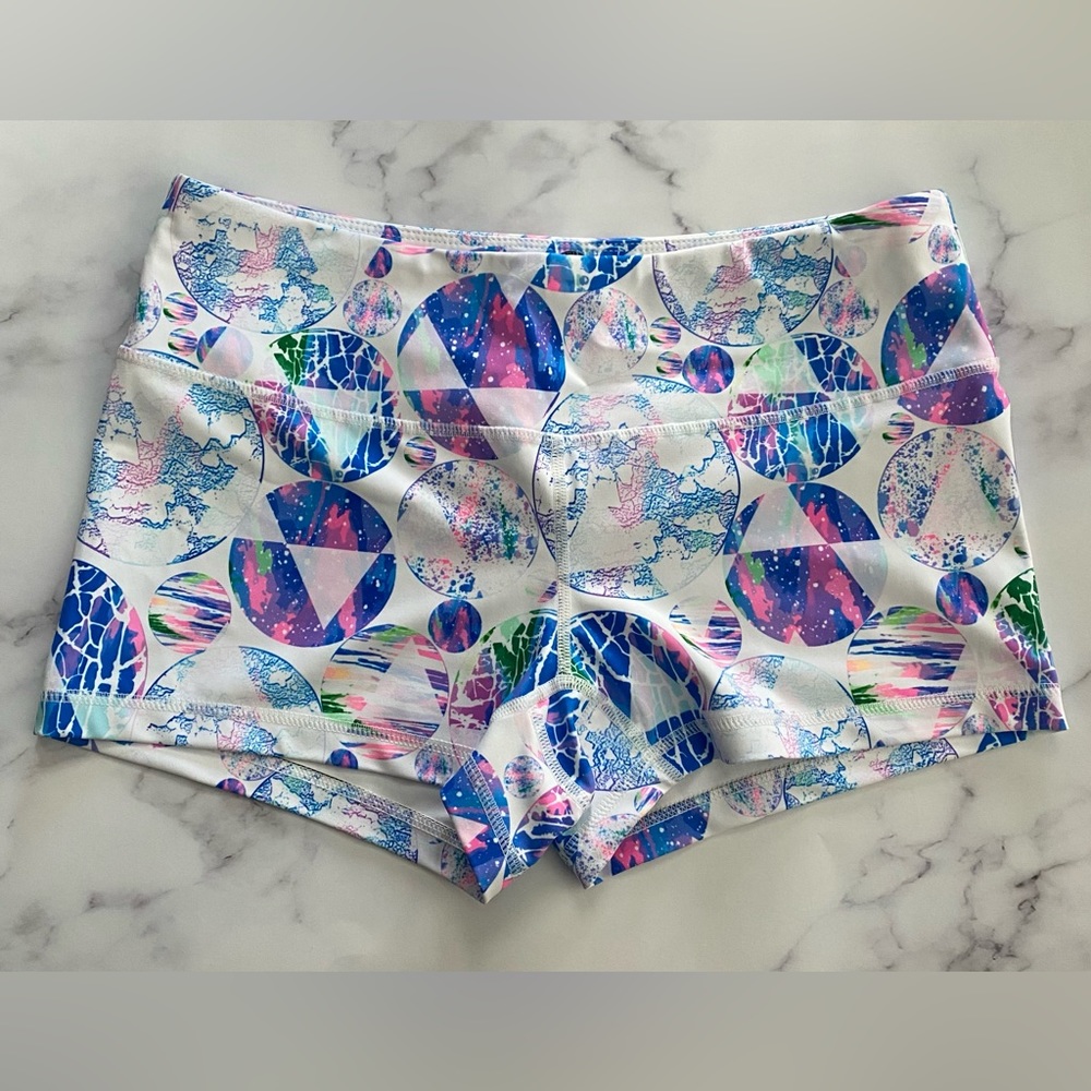 ❌SOLD❌ Feed Me Fight Me Galaxy Gym Shorts Size Medium